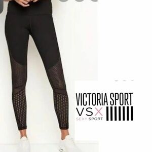 Victoria VS Sport Total Knockout Black Leggings-Tight-Size Small